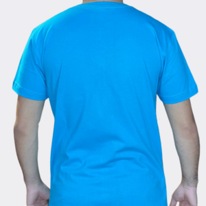 Camiseta Azul com Estampa